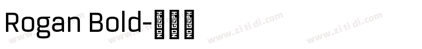 Rogan Bold字体转换